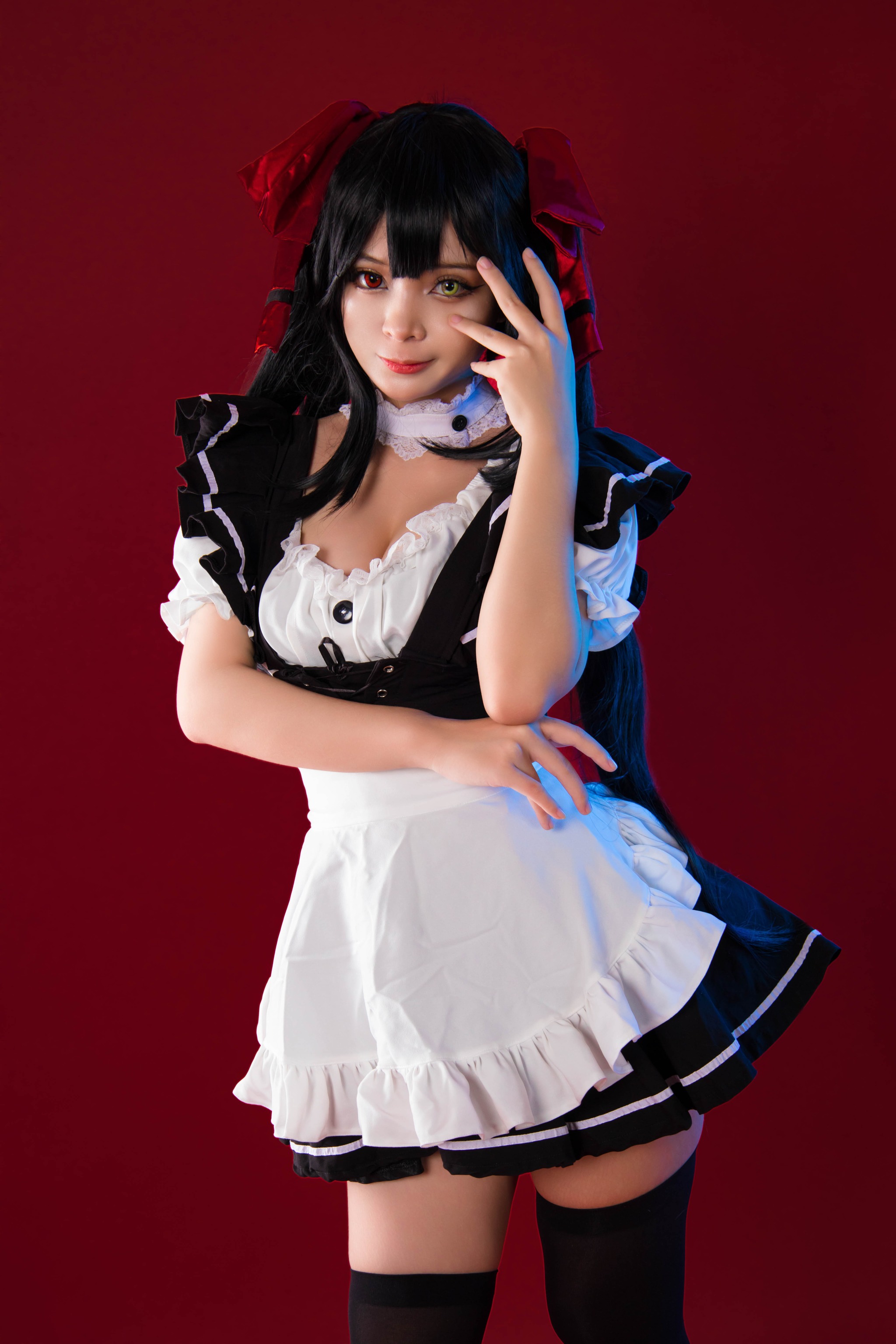 图片[1]-Umeko J – NO.032 Kurumi Tokisaki Maid[75P]-XikXak